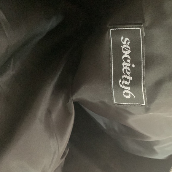 Canvas Flamingo tote beach bag. Black and hot pink. Society6. NWOT - Picture 6 of 11